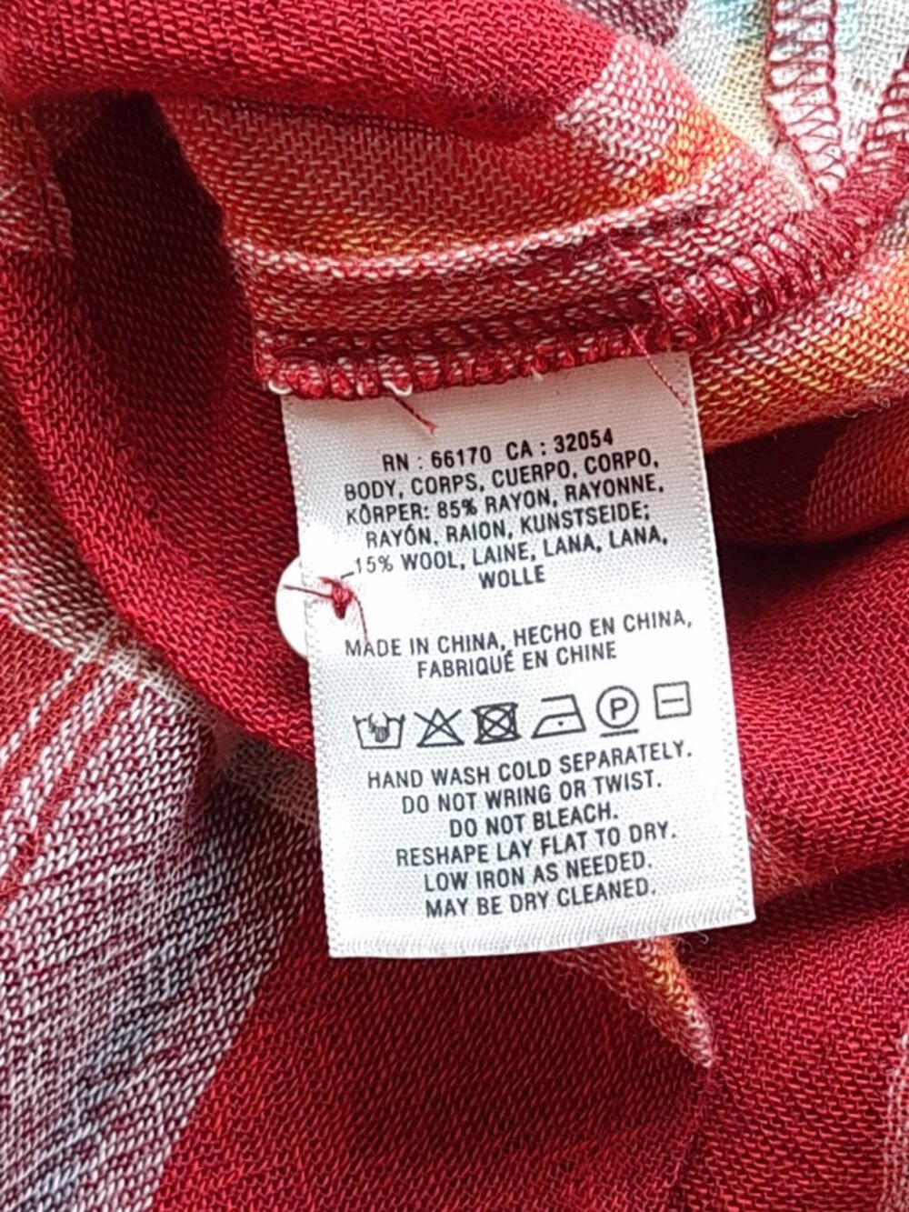 Anthropologie Akemi + Kin Lucie Red Plaid Tunic Top Shirt Size Small NWT - Picture 11 of 11